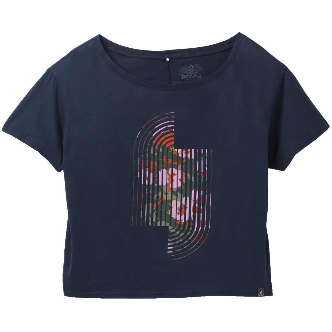 Productfoto van prAna Organic Graphic T-Shirt Women - Nautical Floral Lines