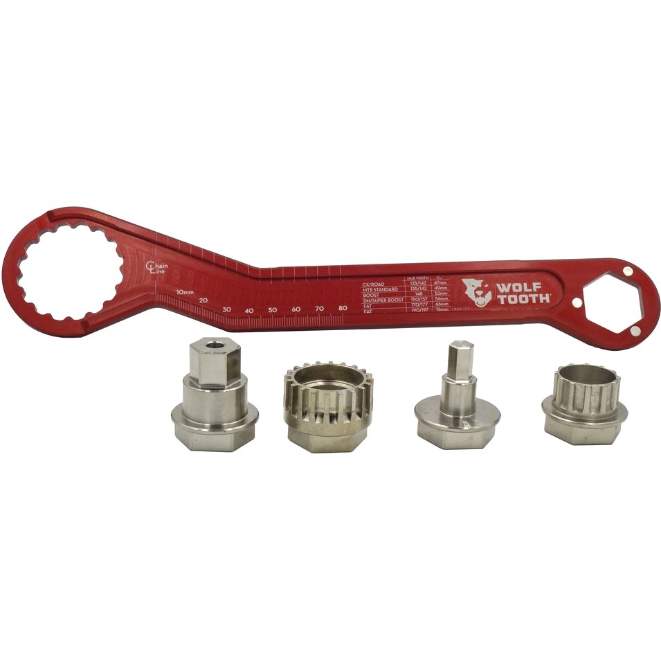 Foto de Wolf Tooth Ultralight Pack Wrench with Inserts Kit