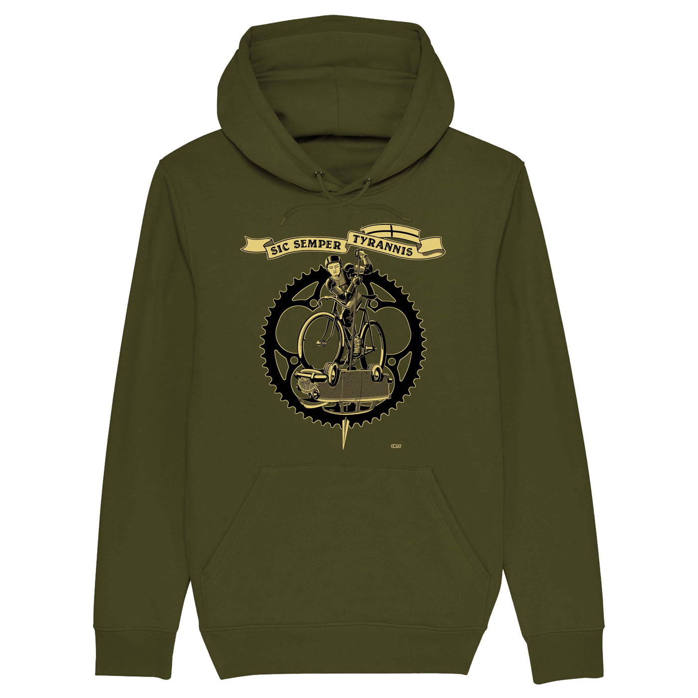 Produktbild von RTTshirts Fahrrad Hoodie St. George - khaki