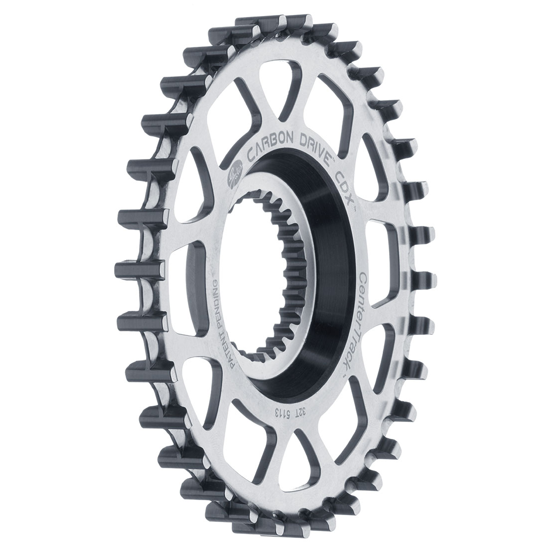 Picture of Gates Carbon Drive CDX Centertrack Sprocket - Front - Pinion - Stainless Steel