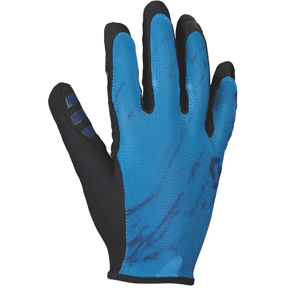 Picture of SCOTT Traction LF Gloves - storm blue/midnight blue