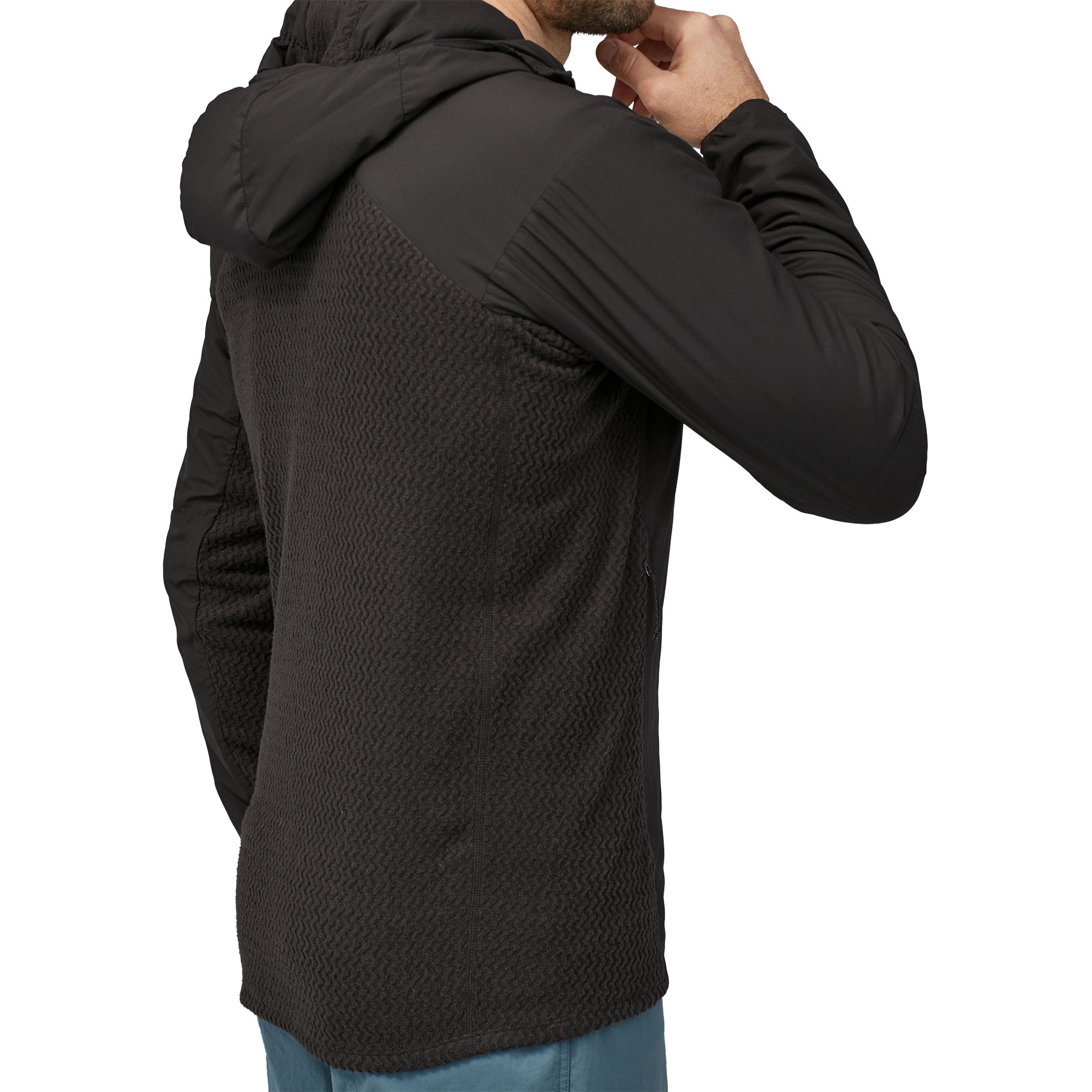 Patagonia Nano-Air Light Hybrid Hoody Jacket Men - Black | BIKE24