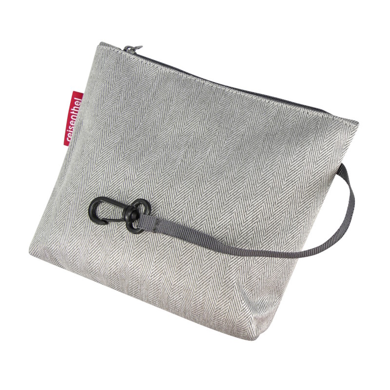 KLICKfix Reisenthel 0303 Bikebasket - 15L - heringbone grey | BIKE24