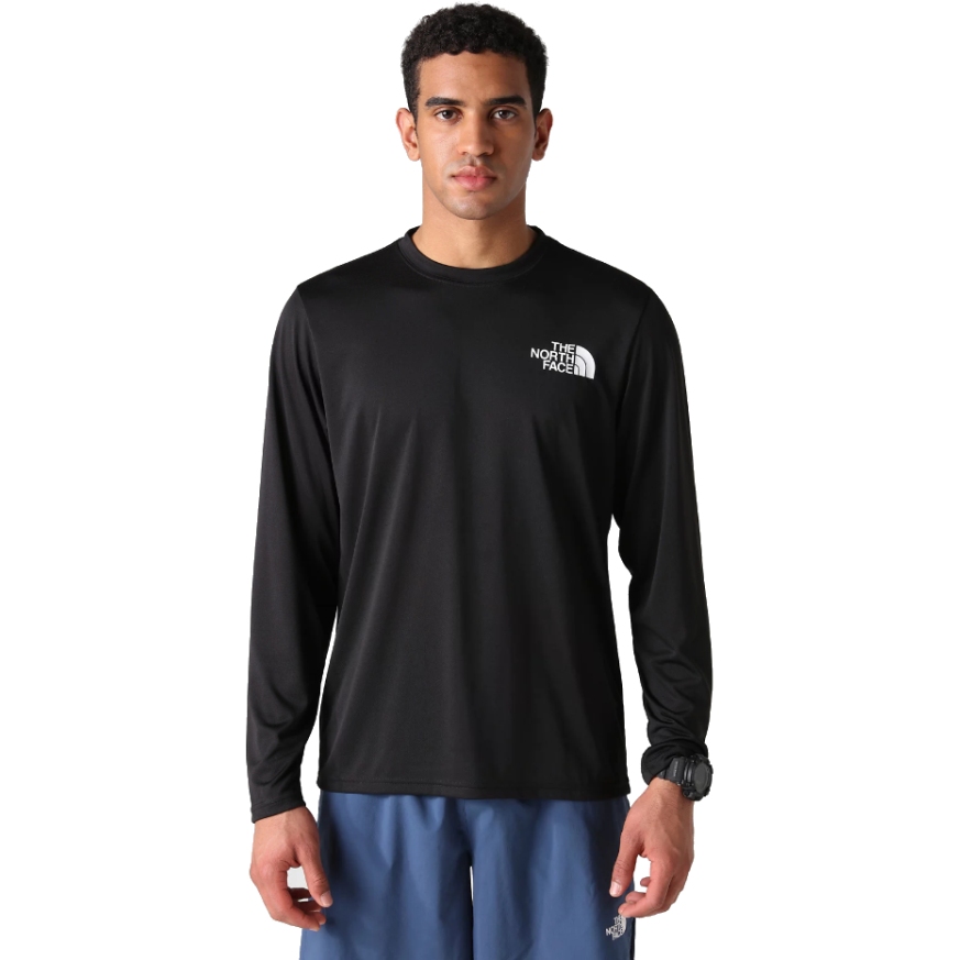 Picture of The North Face Men&#039;s Reaxion Amp Long Sleeve Crew - TNF Black