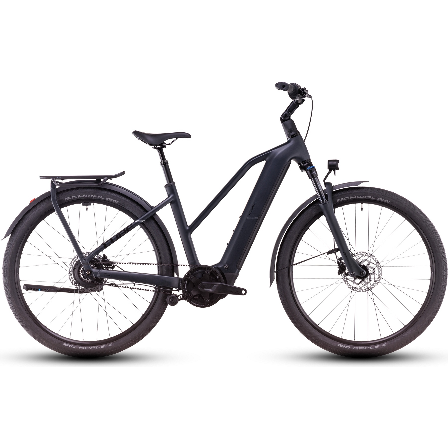 Productfoto van CUBE KATHMANDU HYBRID Comfort Pro 800 - Dames Trekking E-Bike - 2025 - night / chrome