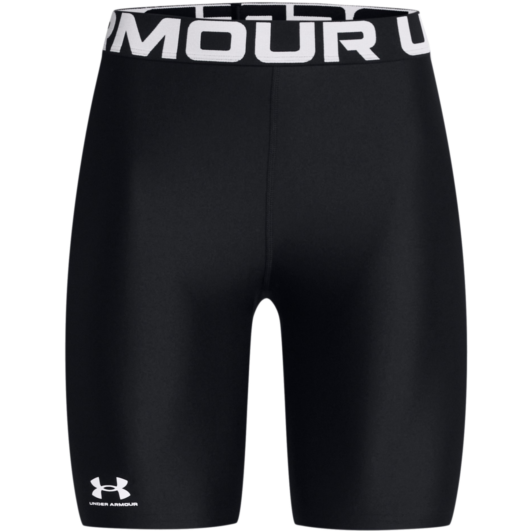 Produktbild von Under Armour HeatGear® Shorts Damen (20 cm) - Schwarz/Weiß
