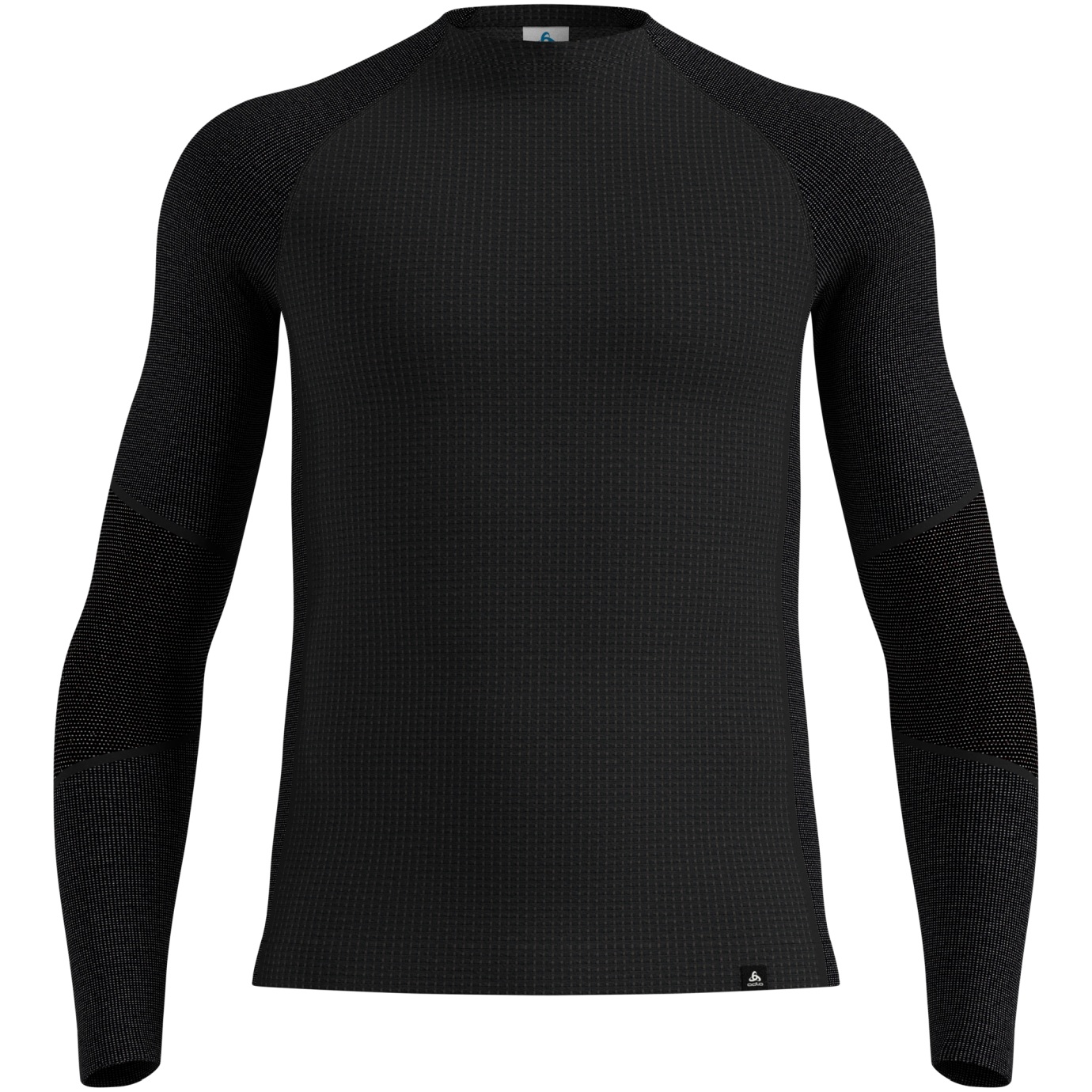 Odlo Femme Top Col Rond Manches Longues - Performance Warm EC, Noir, XL