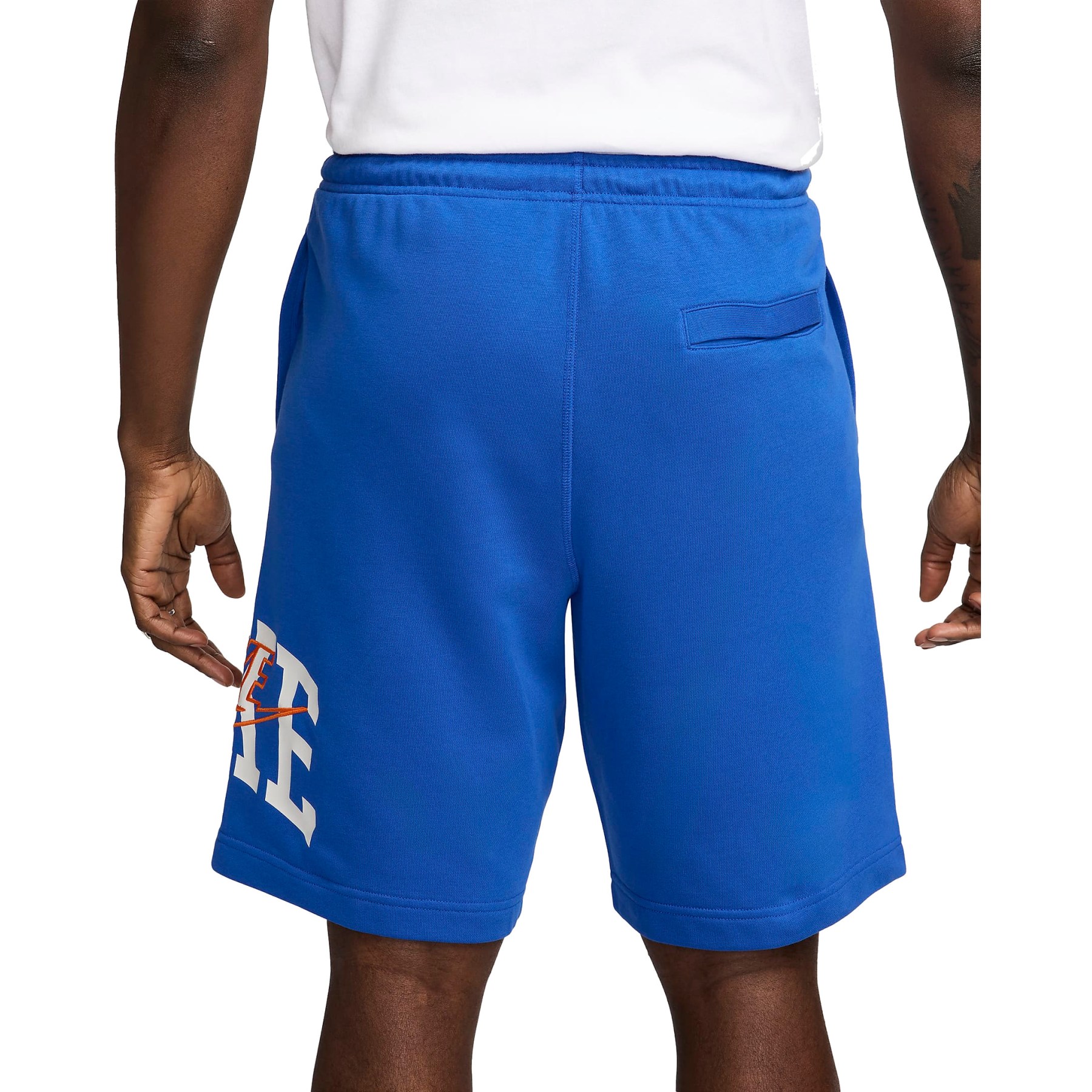 Nike club fleece shorts blue online