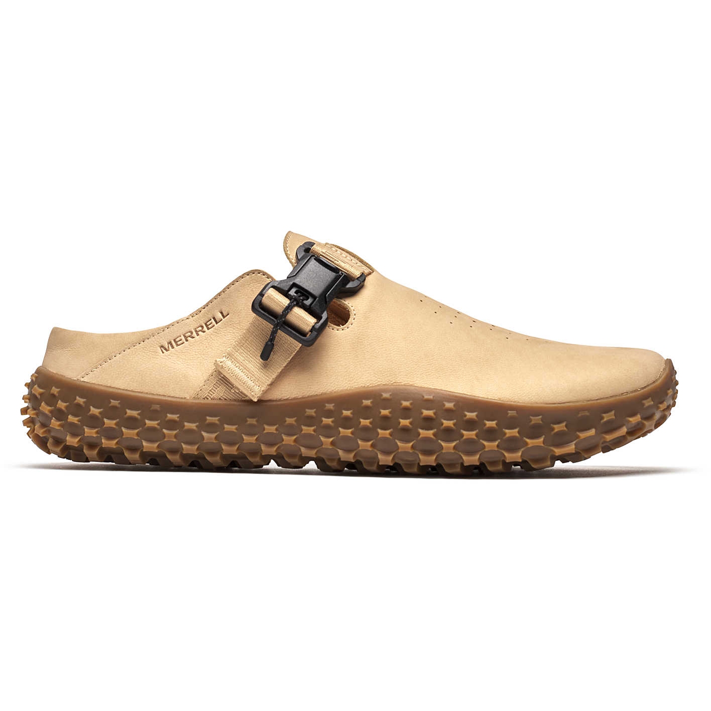 Picture of Merrell Wrapt Slide Nubuck Barefoot Shoes Men - latte