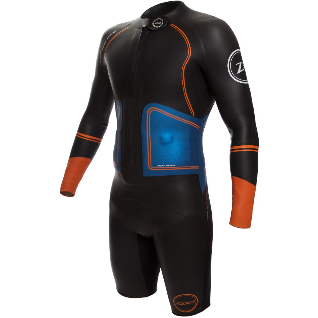 Produktbild von Zone3 Evolution Swimrun Neoprenanzug - schwarz/blau/orange