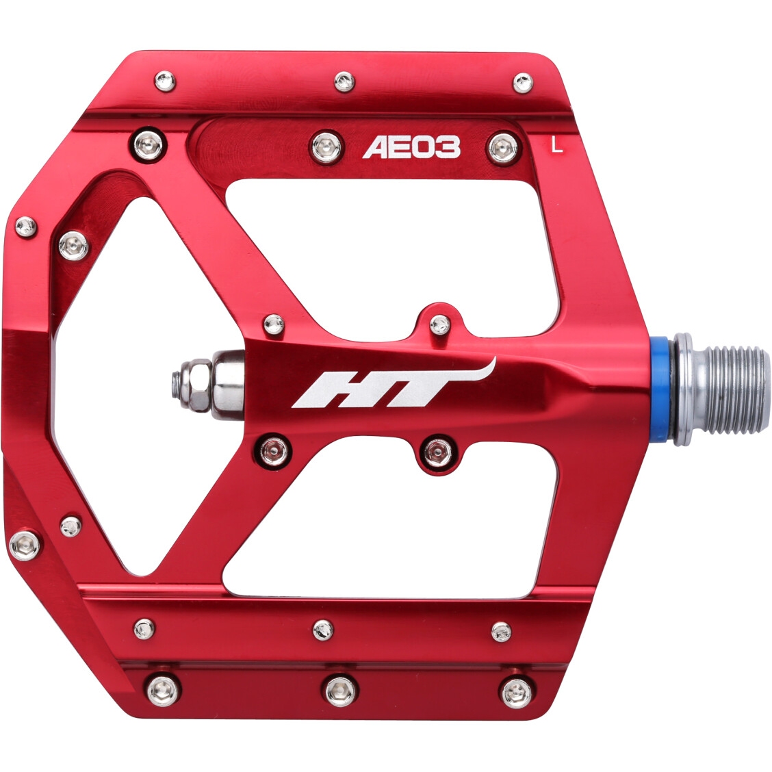 Productfoto van HT AE03 EVO+ Platformpedalen Aluminium - red