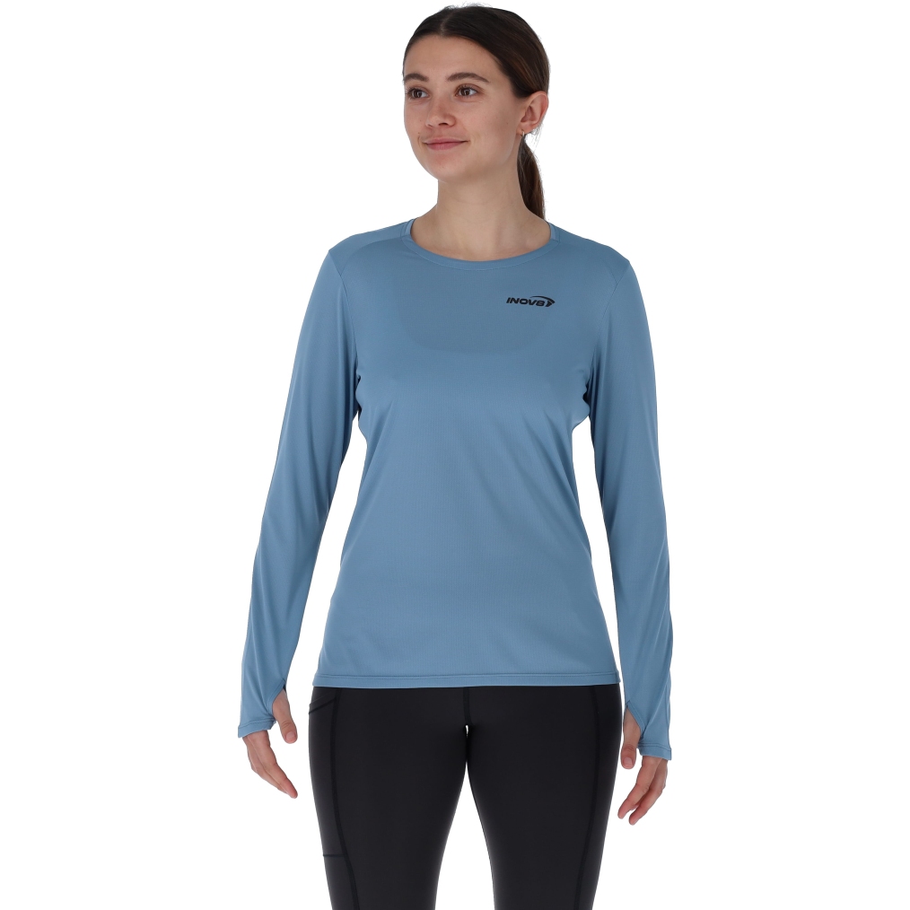 Produktbild von Inov-8 Performance Langarmshirt Damen - blue grey/slate
