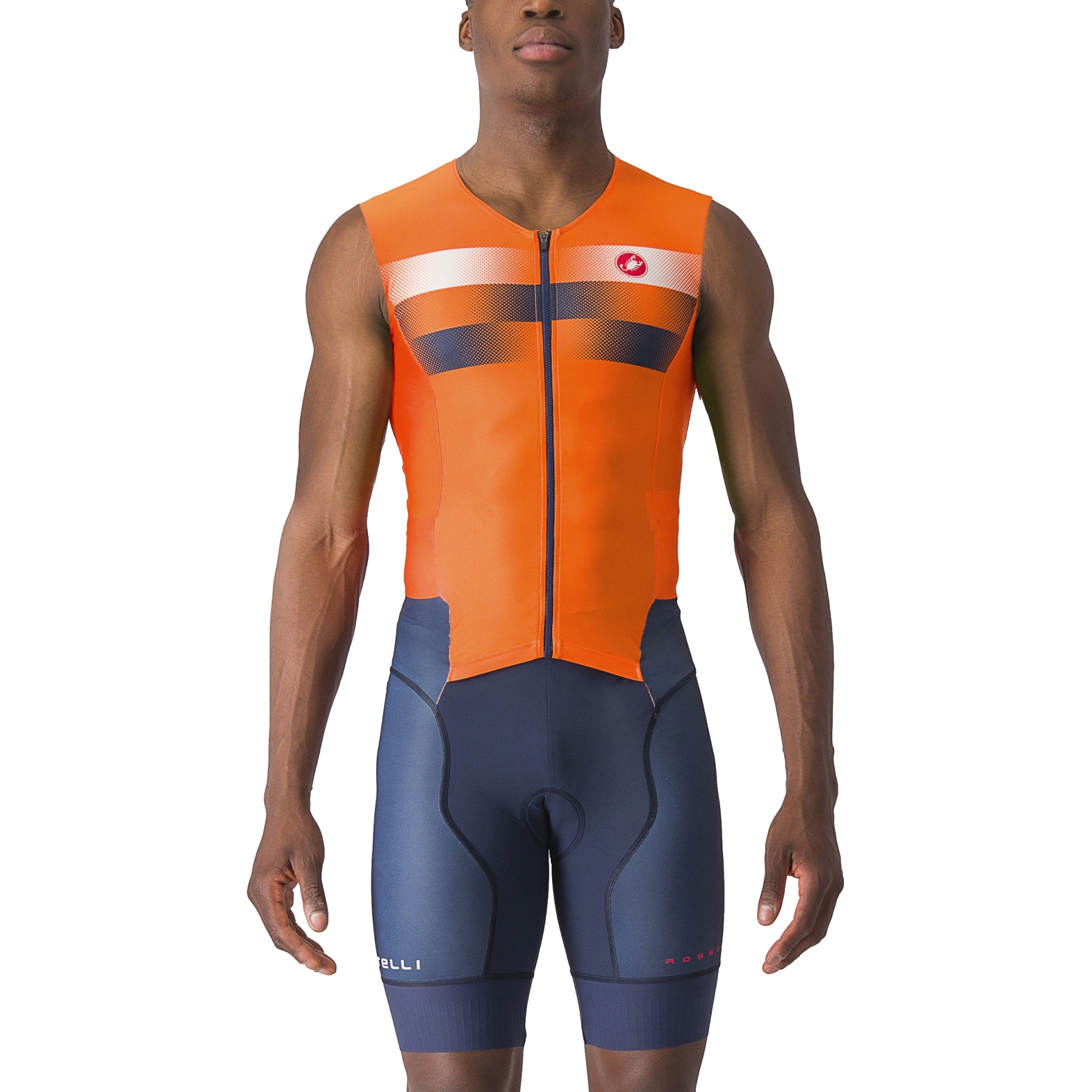 Castelli Free Sanremo 2 Suit Short Sleeve Men - brilliant orange 