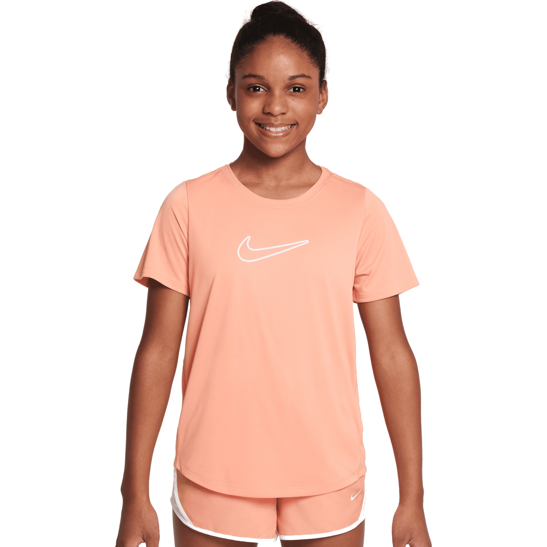 ★ Nike★ One Classic Dry Fit Short Sleeve Top W Apricot Ag Nike One Classic Dri-FIT Short Sleeve Top Women - apricot