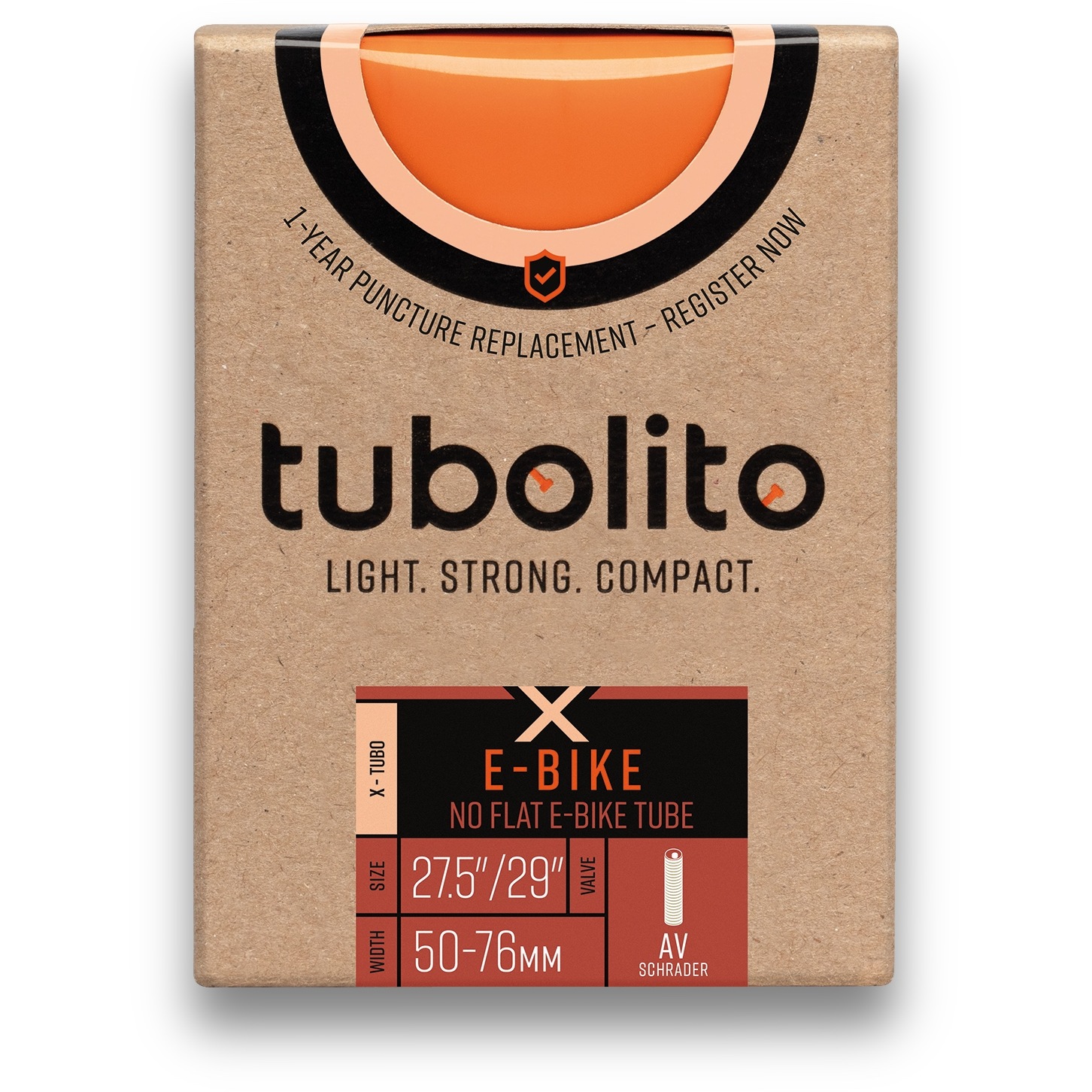 Picture of Tubolito TPU E-Bike Inner Tube - 27.5&quot;/28&quot; | X-Tubo | 50-76mm - Schrader Valve: 40mm