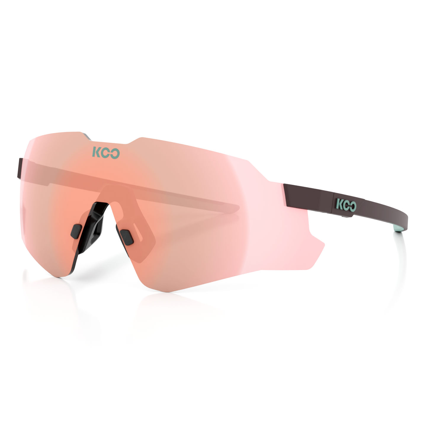 Produktbild von KOO Nebula Sonnenbrille - Chocolate Matt | Rose Gold Mirror
