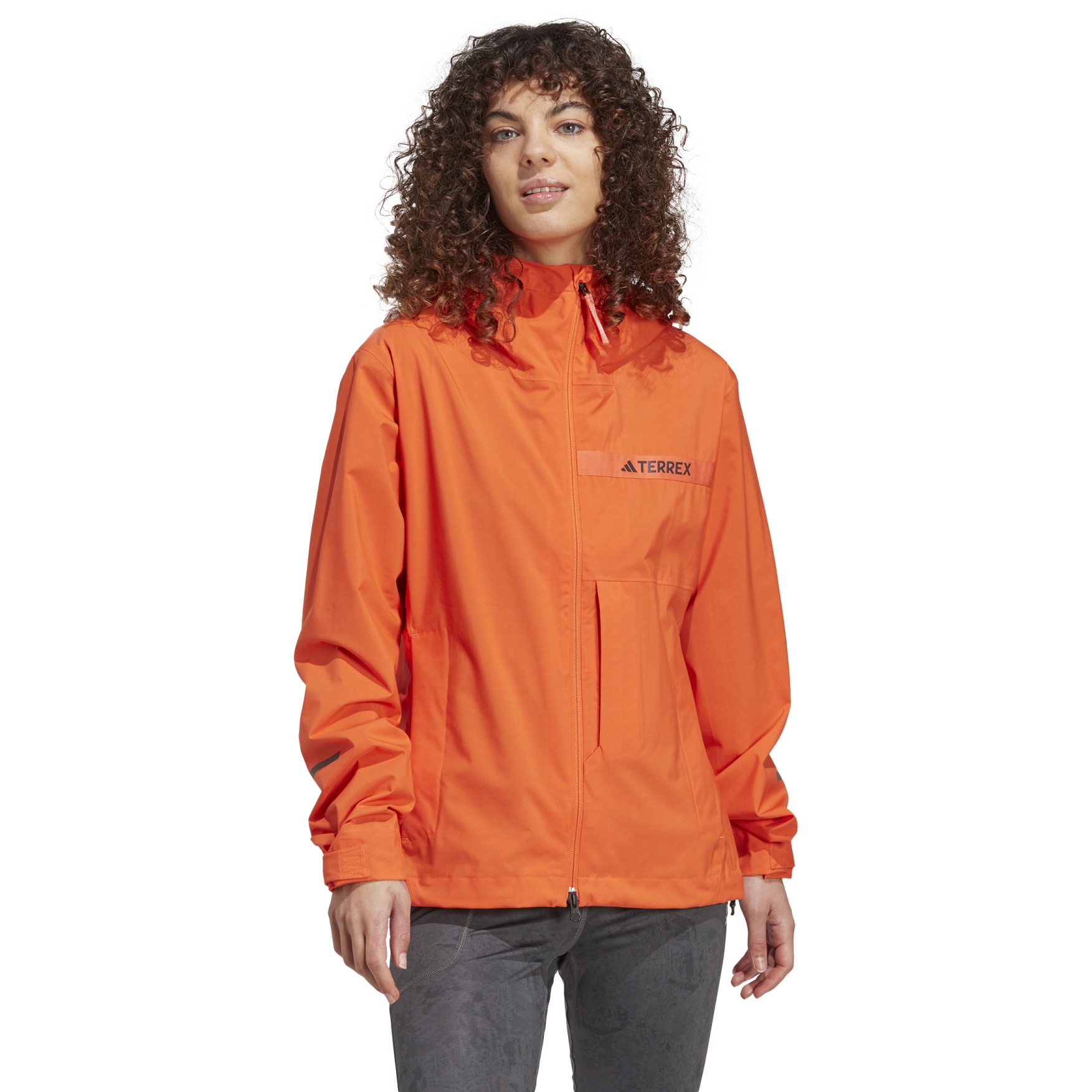 Produktbild von adidas TERREX Mountain 2.5L Regenjacke Damen - seismic orange HZ1361