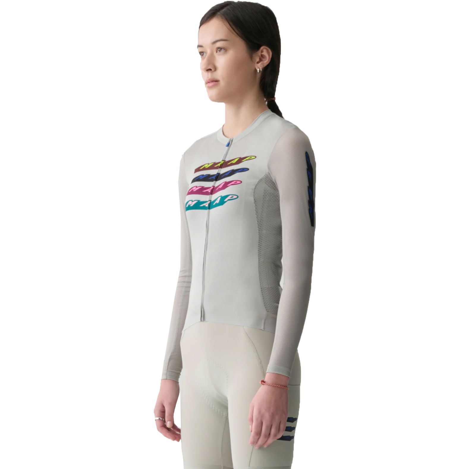 Productfoto van MAAP Evade X Pro Air Fietsshirt met Lange Mouwen 2.0 Dames - fog