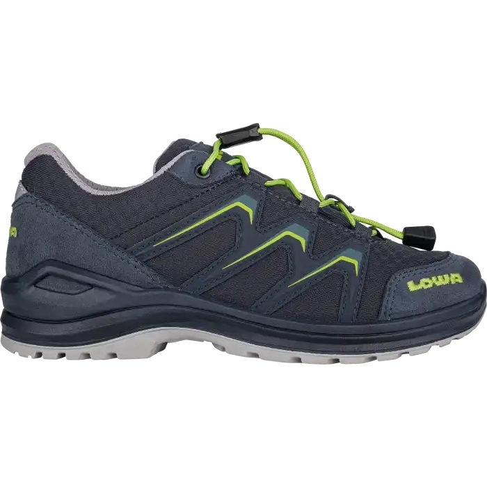 Picture of LOWA Maddox GTX Lo Junior Shoes Kids - steelblue/avocado (Size 28-35)