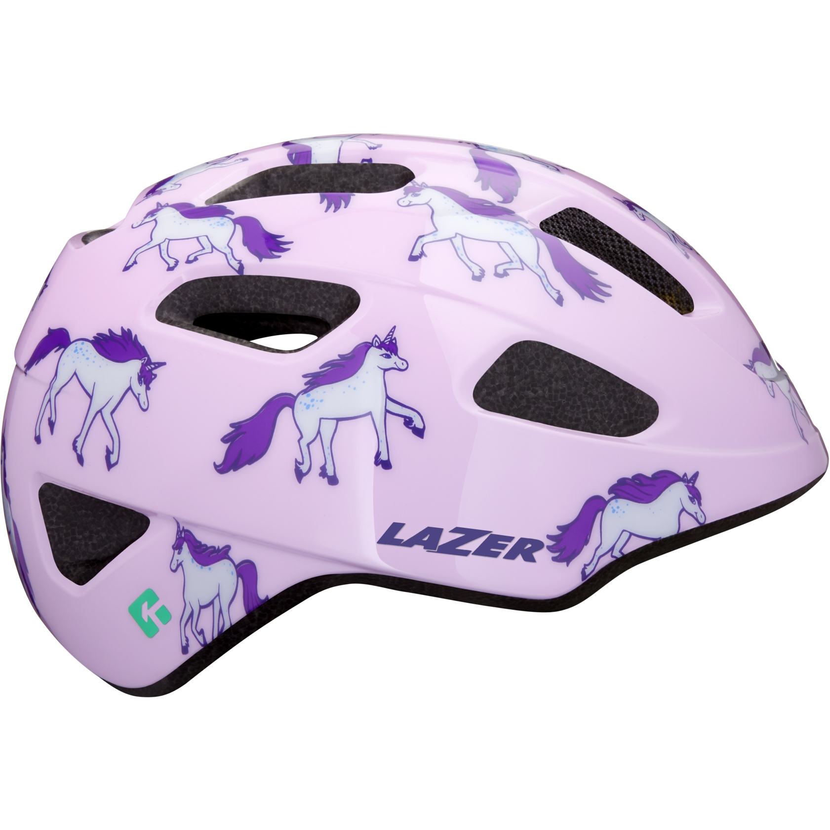 Image of Lazer Nutz KinetiCore Children's Helmet - unicorns