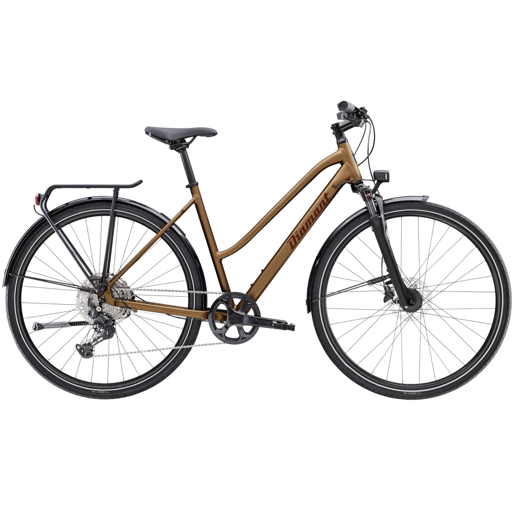 Produktbild von Diamant ELAN DELUXE (CUES) - Damen Trekkingrad - 2025 - travertin metallic