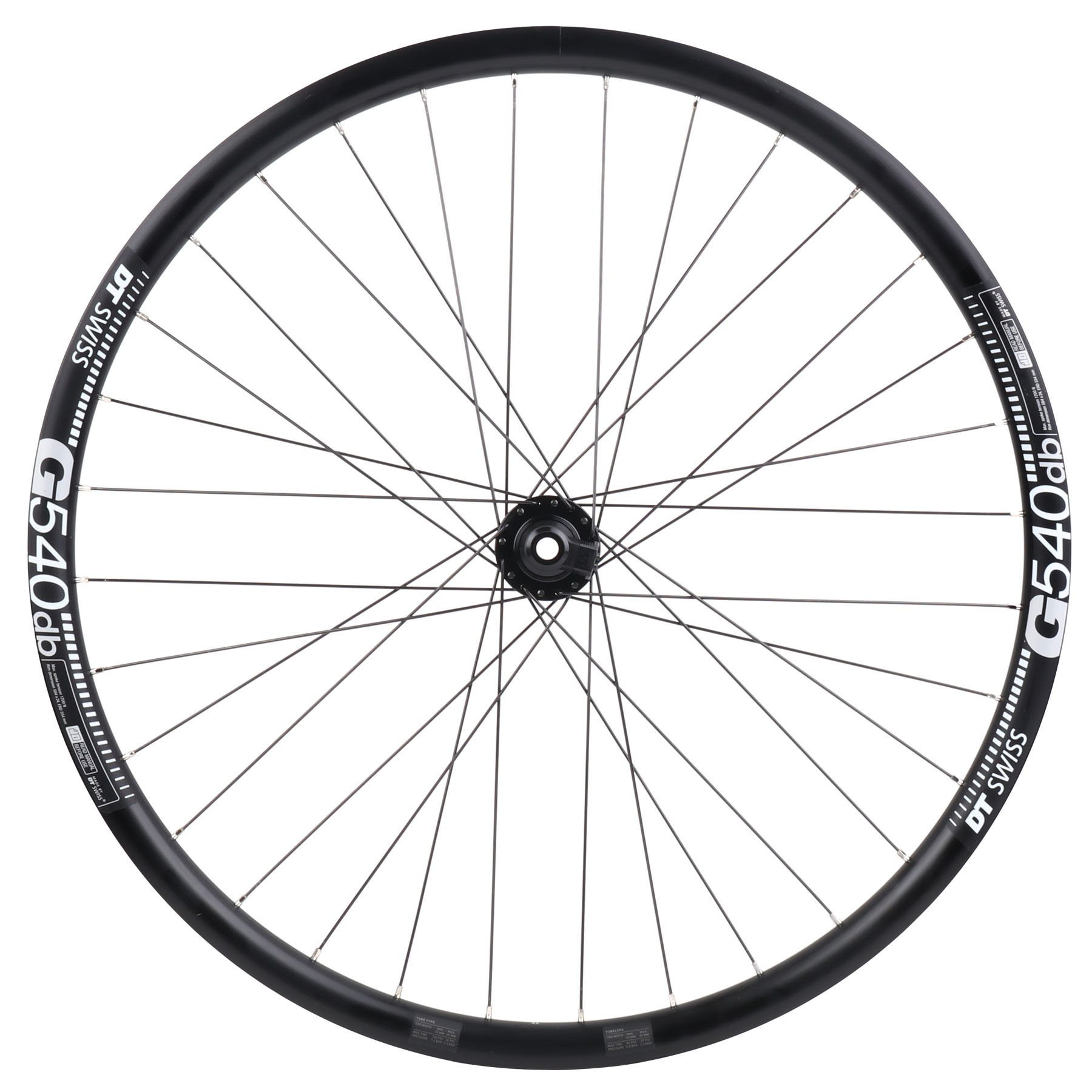 Picture of Shutter Precision | DT Swiss - PL-7 | G 540 Front Wheel with Hub Dynamo - 27.5 Inch - Centerlock - 12x100mm