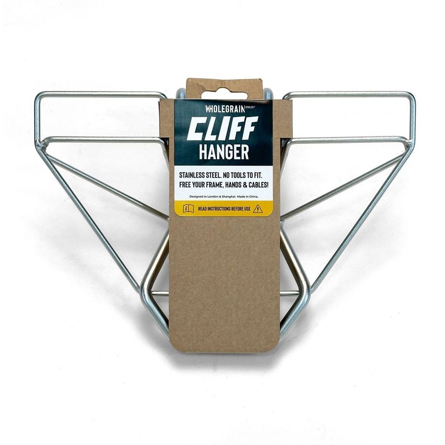 Wholegrain Cycles Cliff Handlebar Bag Holder - silver | BIKE24