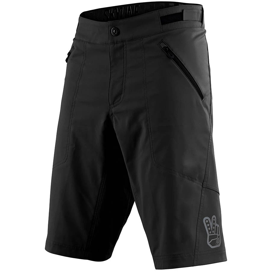Productfoto van Troy Lee Designs Youth Skyline Shell Shorts - Black
