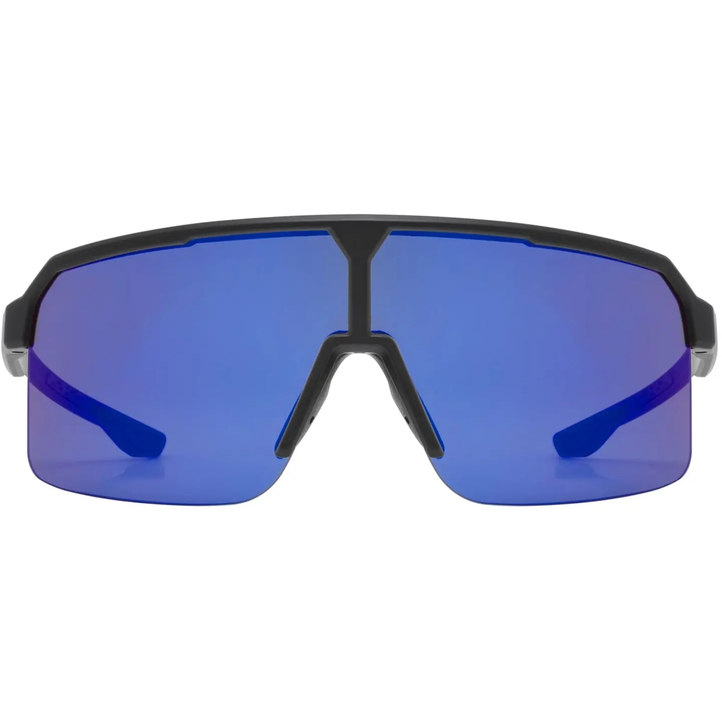 Uvex ramp Cycling Glasses - black matt/mirror blue | BIKE24