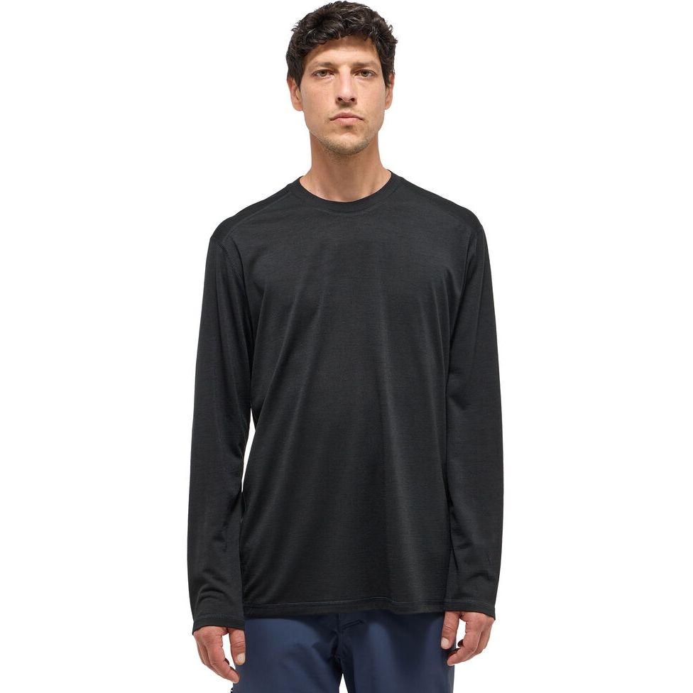 Produktbild von Haglöfs Kaise Wool Langarmshirt Herren - true black 2C5