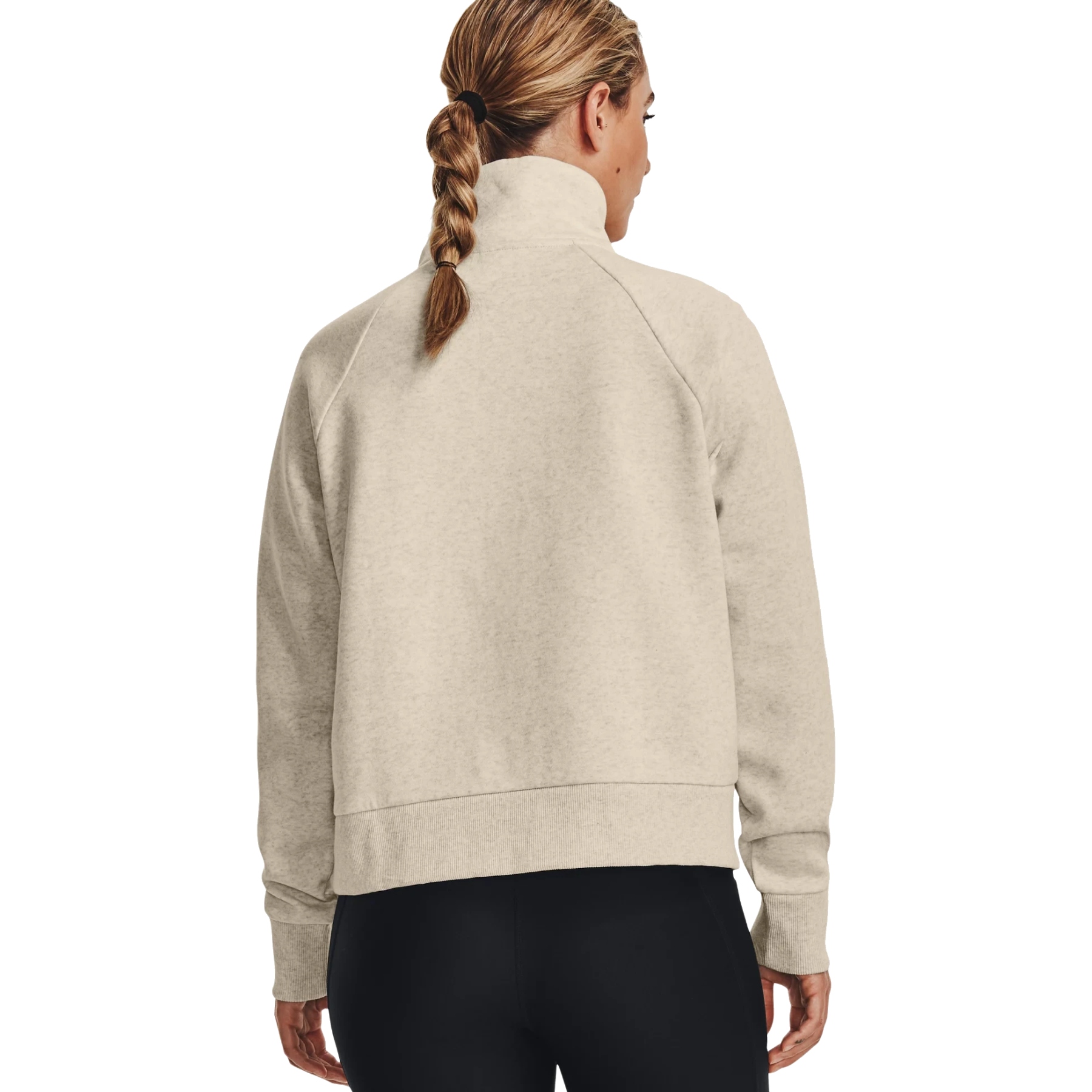 Under Armour UA Rival Fleece ½ Zip Sweater Women - Oatmeal Light