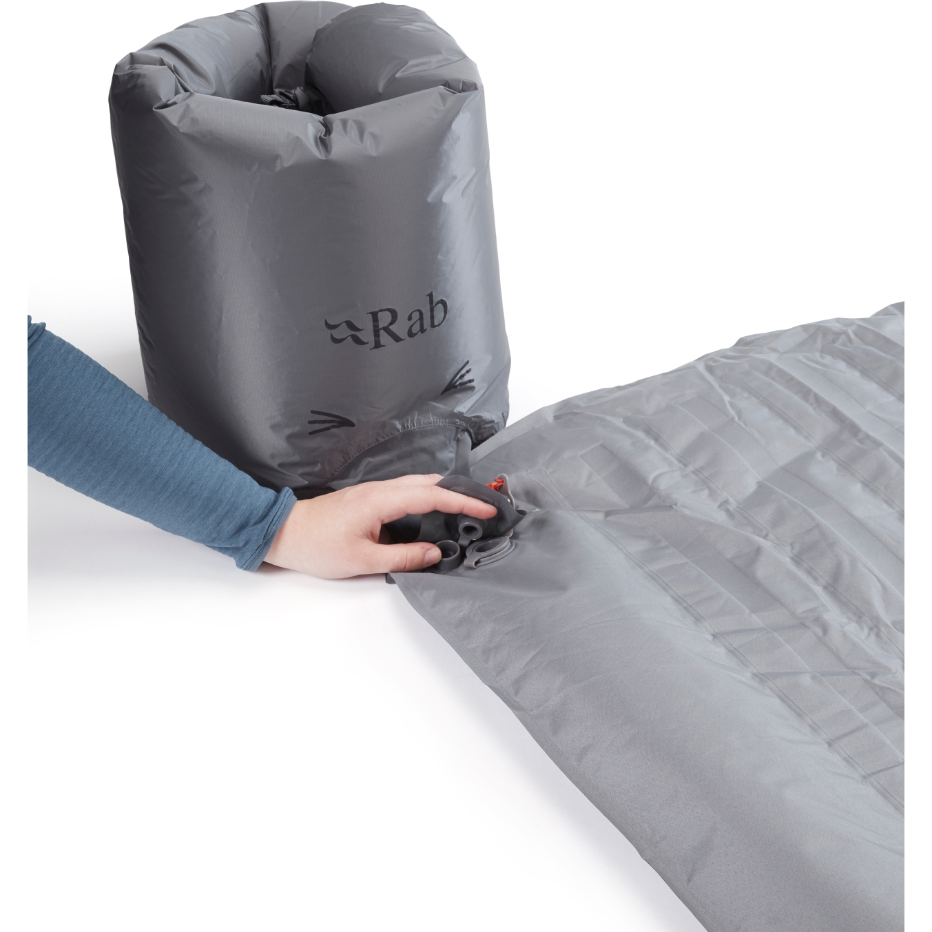 Rab Stratosphere 5.5 Sleeping Mat - Regular Wide - graphene | BIKE24