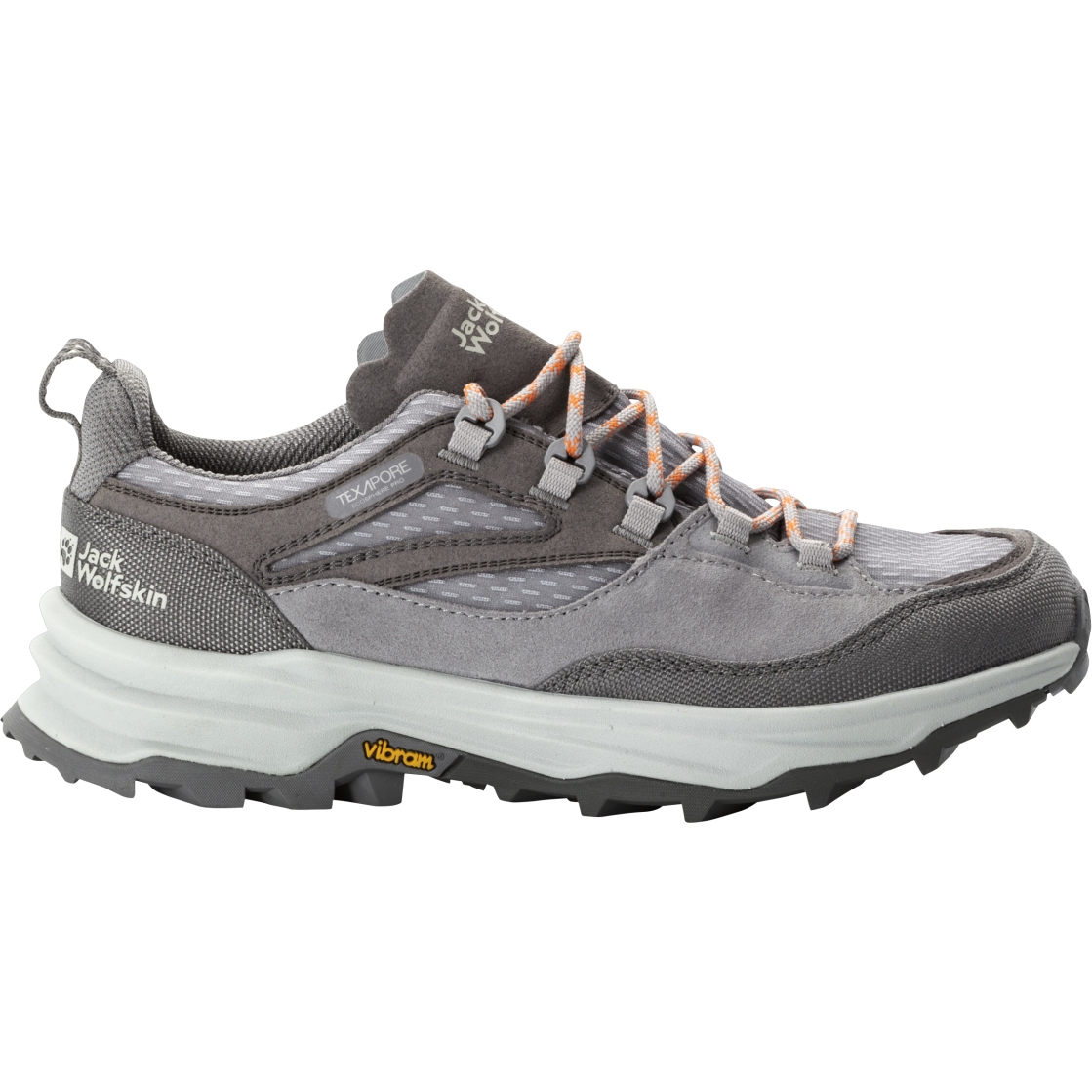 Picture of Jack Wolfskin Cyrox Texapore Low Women Hiking Shoes - pebble
