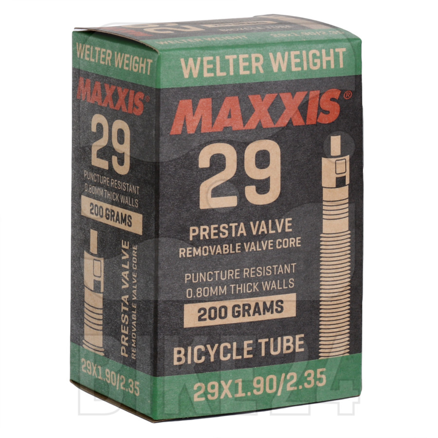Image of Maxxis WelterWeight MTB Tube - 29x1.90/2.35" - Presta - 48mm