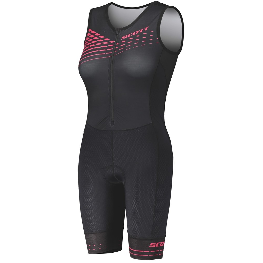 Produktbild von SCOTT Plasma SD w/pad Damen-Anzug mit Sitzpolster - black/azalea pink