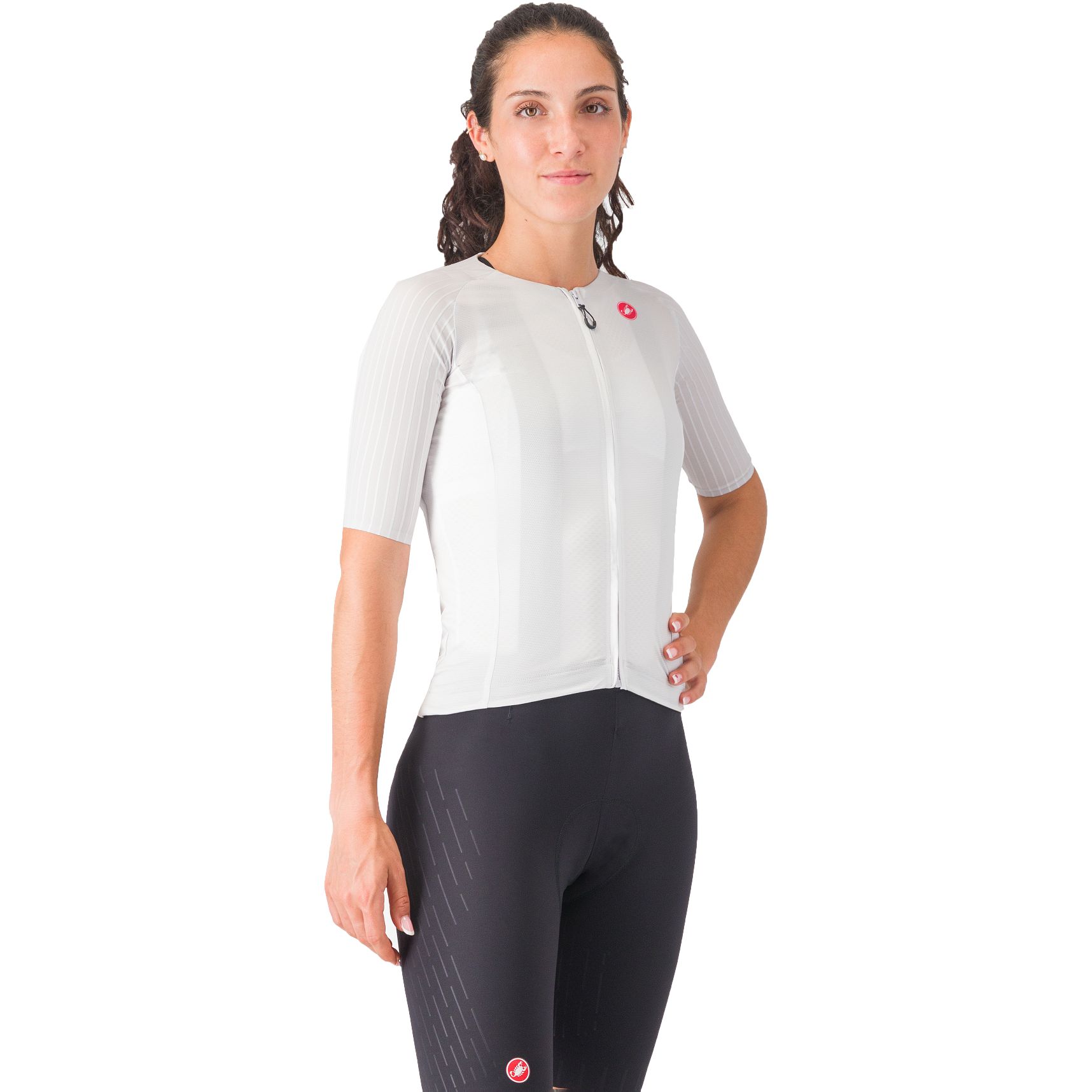 Produktbild von Castelli Aero Pro 8S Kurzarmtrikot Damen - silver grey 870