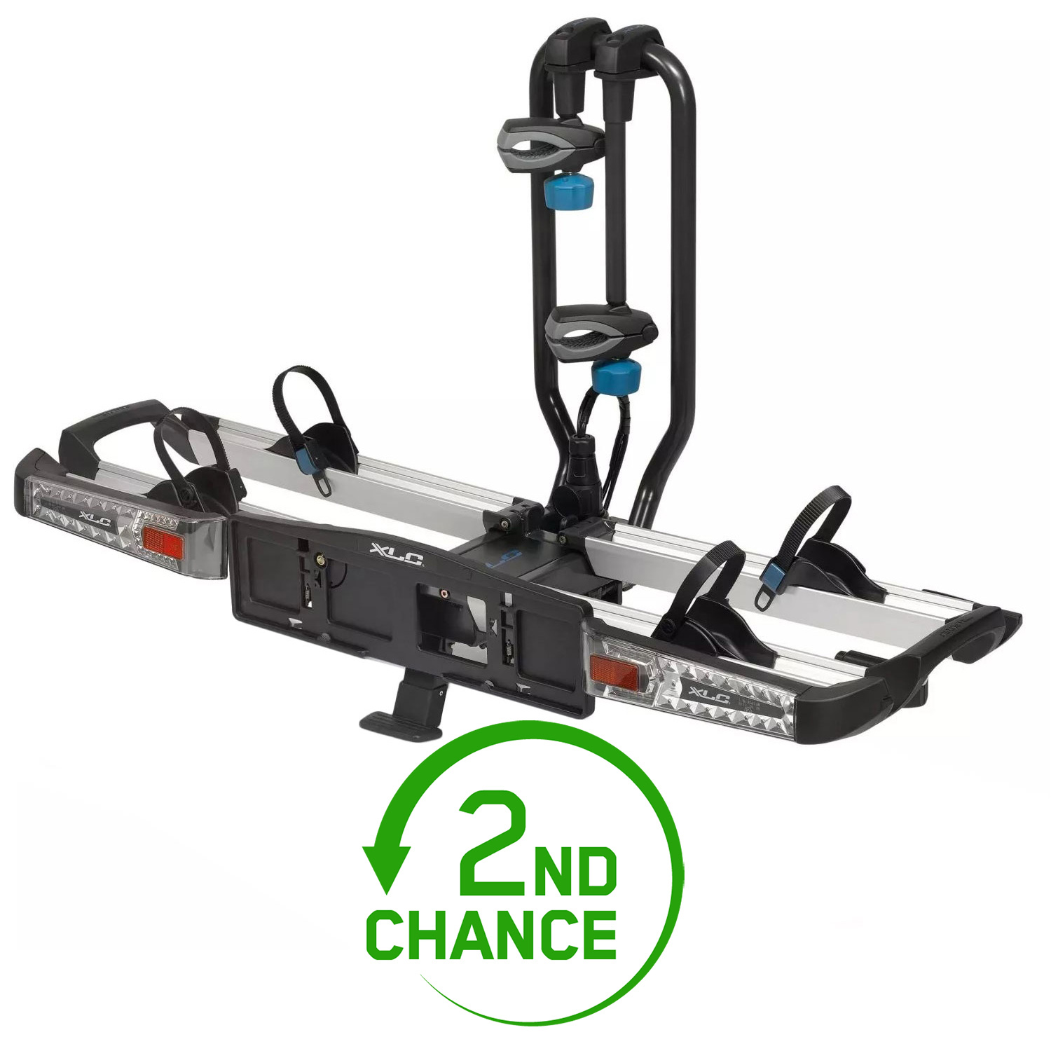 Productfoto van XLC Azura Xtra WT VC-C10 Fietsdrager Achterkant - zwart/aluminium - B-Keus