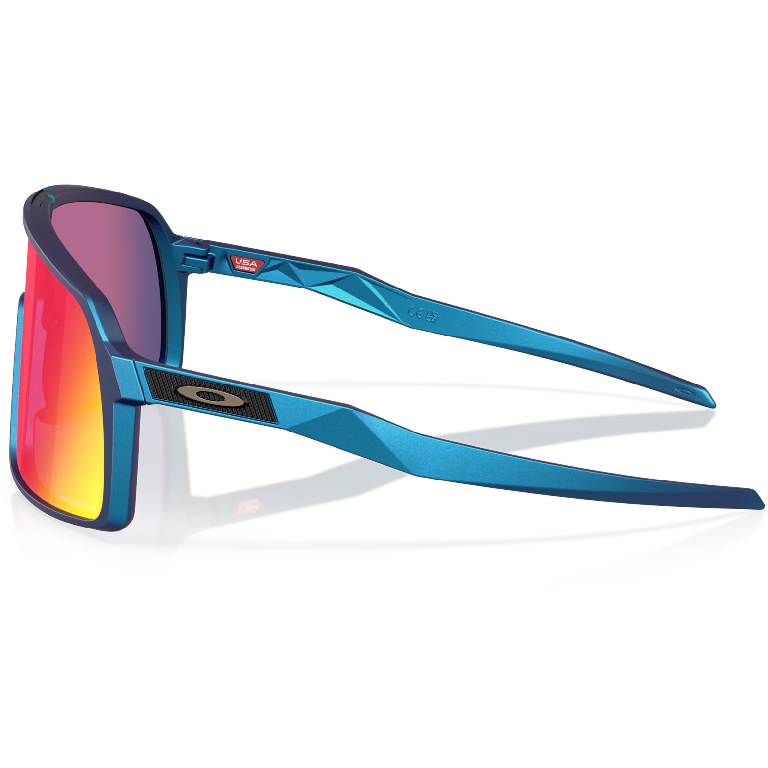 Oakley Sutro Glasses - Matte Cyan/Blue Colorshift/Prizm Road Rose
