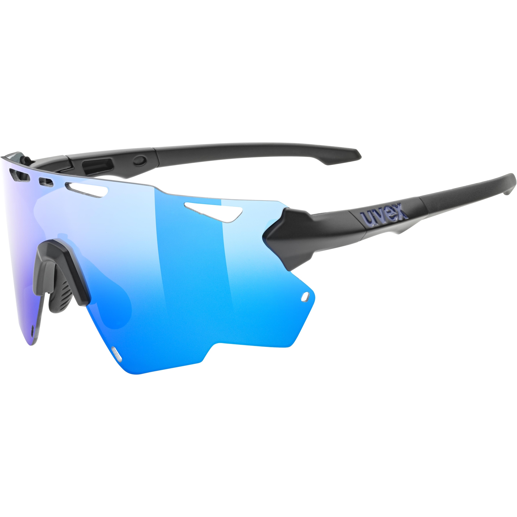 Uvex sportstyle 228 Glasses - black matt/mirror blue | BIKE24