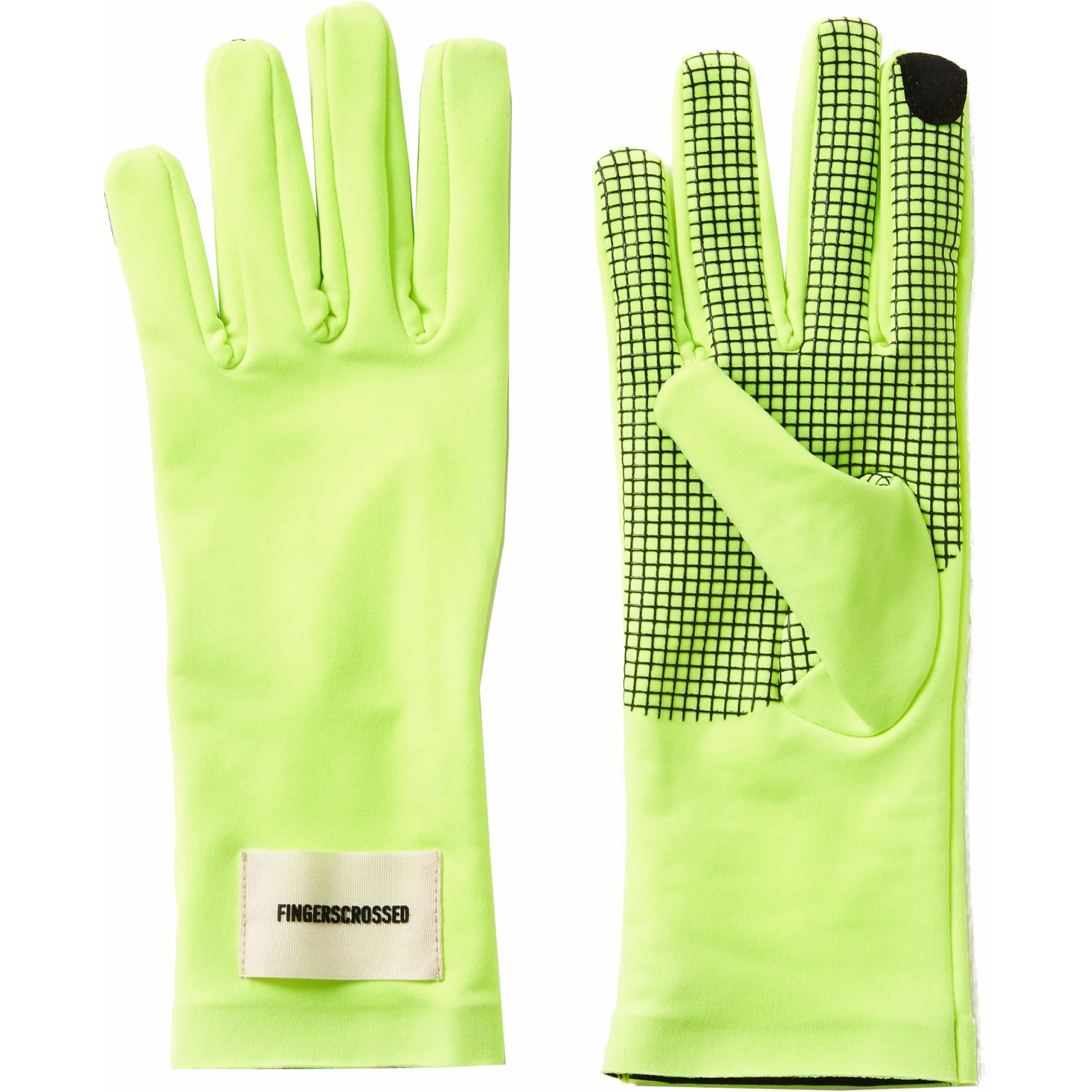 Picture of FINGERSCROSSED Mid Season Cycling Gloves - Neon