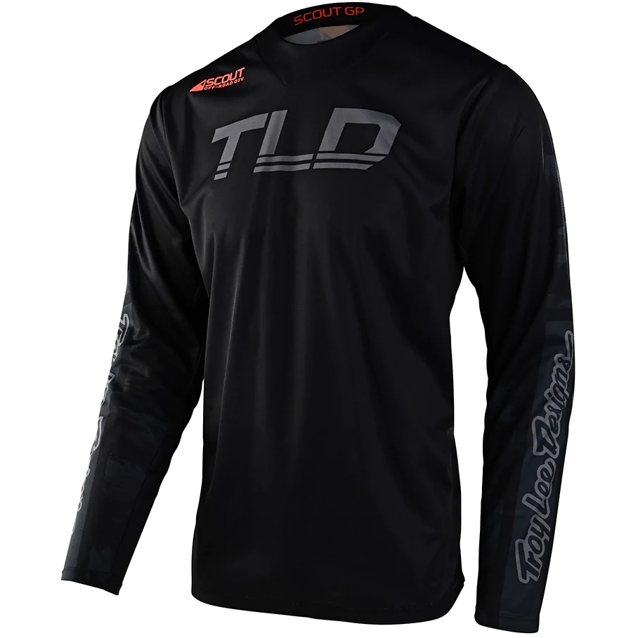 Foto van Troy Lee Designs Scout GP Trikot Shirt - recon brushed camo black