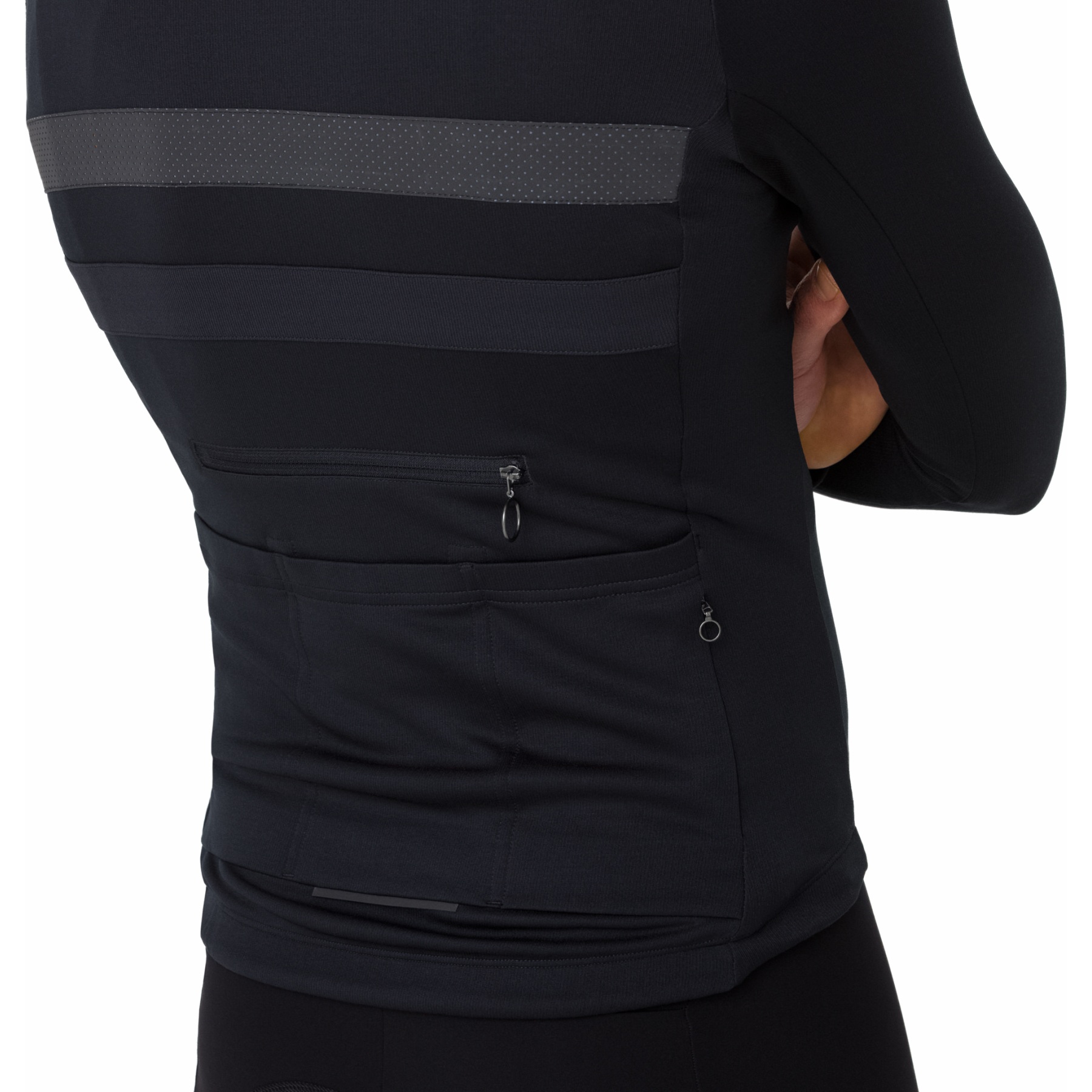 Rapha Brevet Long Sleeve Jersey Men - black/black | BIKE24