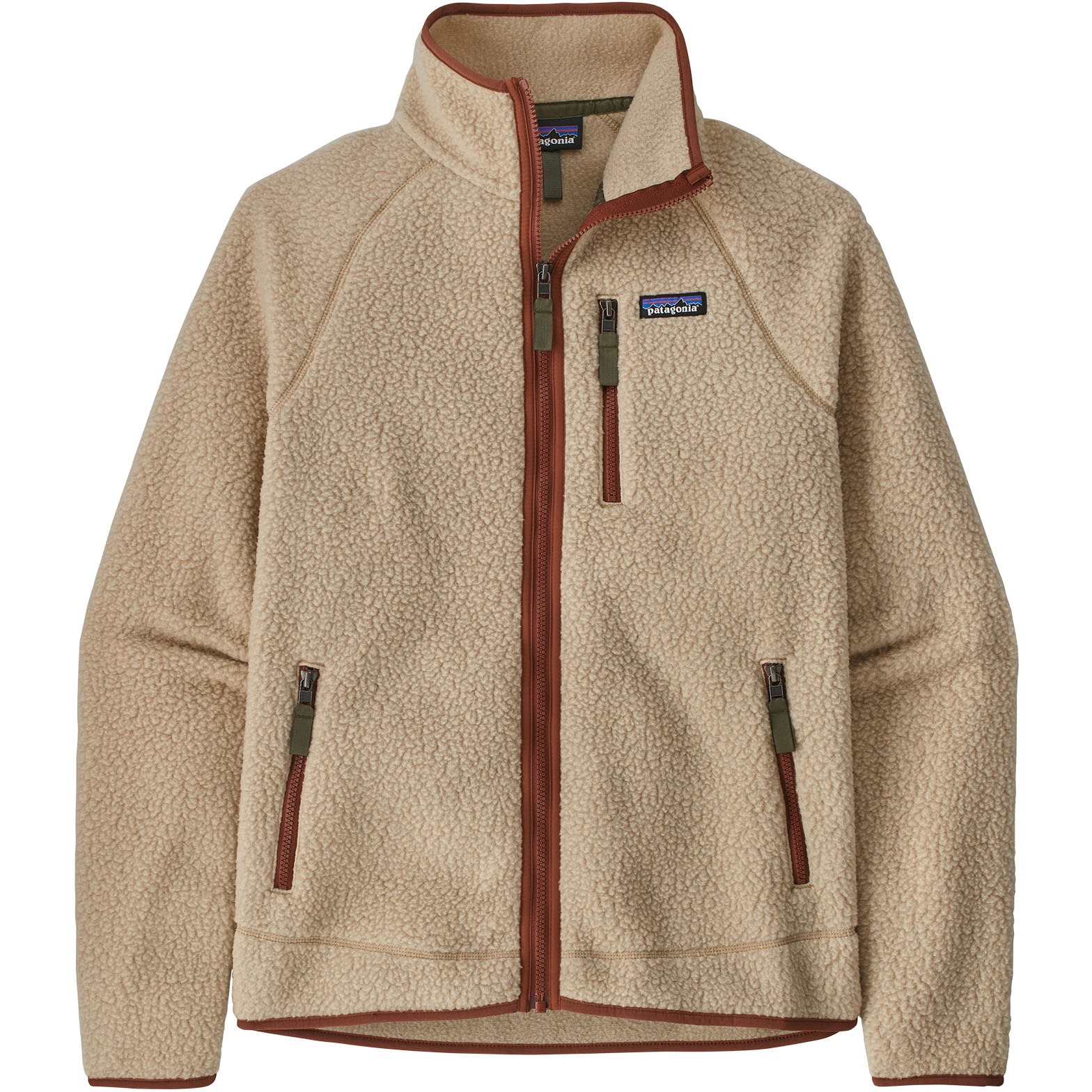 Patagonia Retro Pile Jacket Men - El Cap Khaki w/Sisu Brown | BIKE24