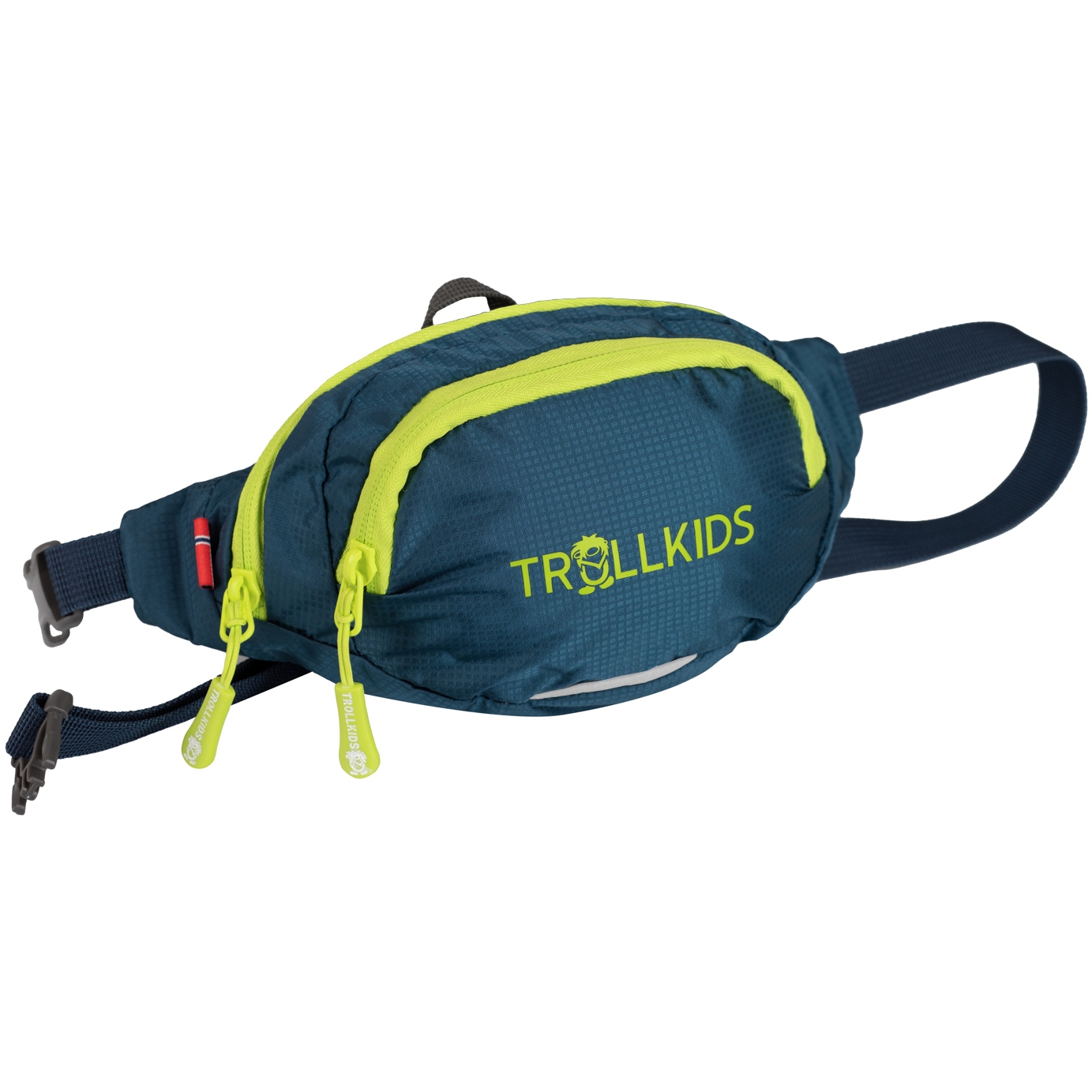 Picture of Trollkids Trolltunga Hip Bag 1.2L Kids - Petrol/Lime