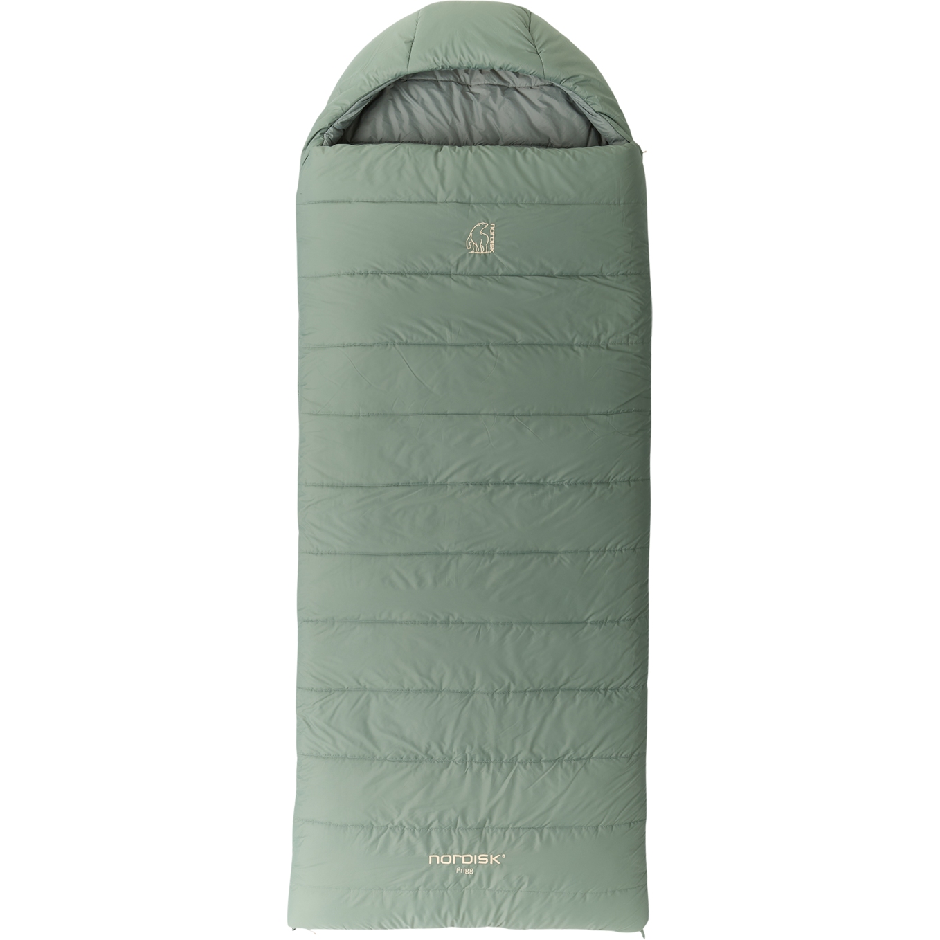 Picture of Nordisk Frigg + 0° Blanket Sleeping Bag - Size L | Agave Green/Castor Gray