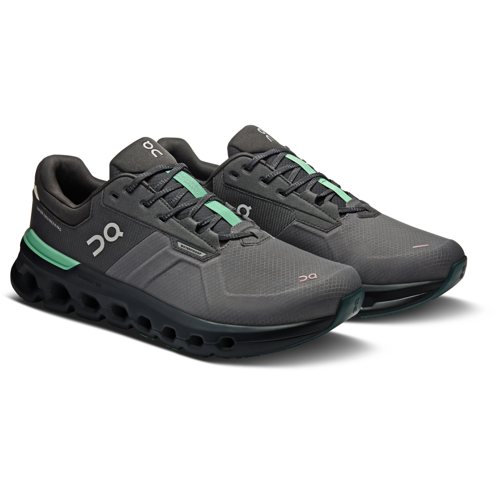 Produktbild von On Cloudrunner 2 Waterproof Laufschuhe Herren - Eclipse | Rosemary