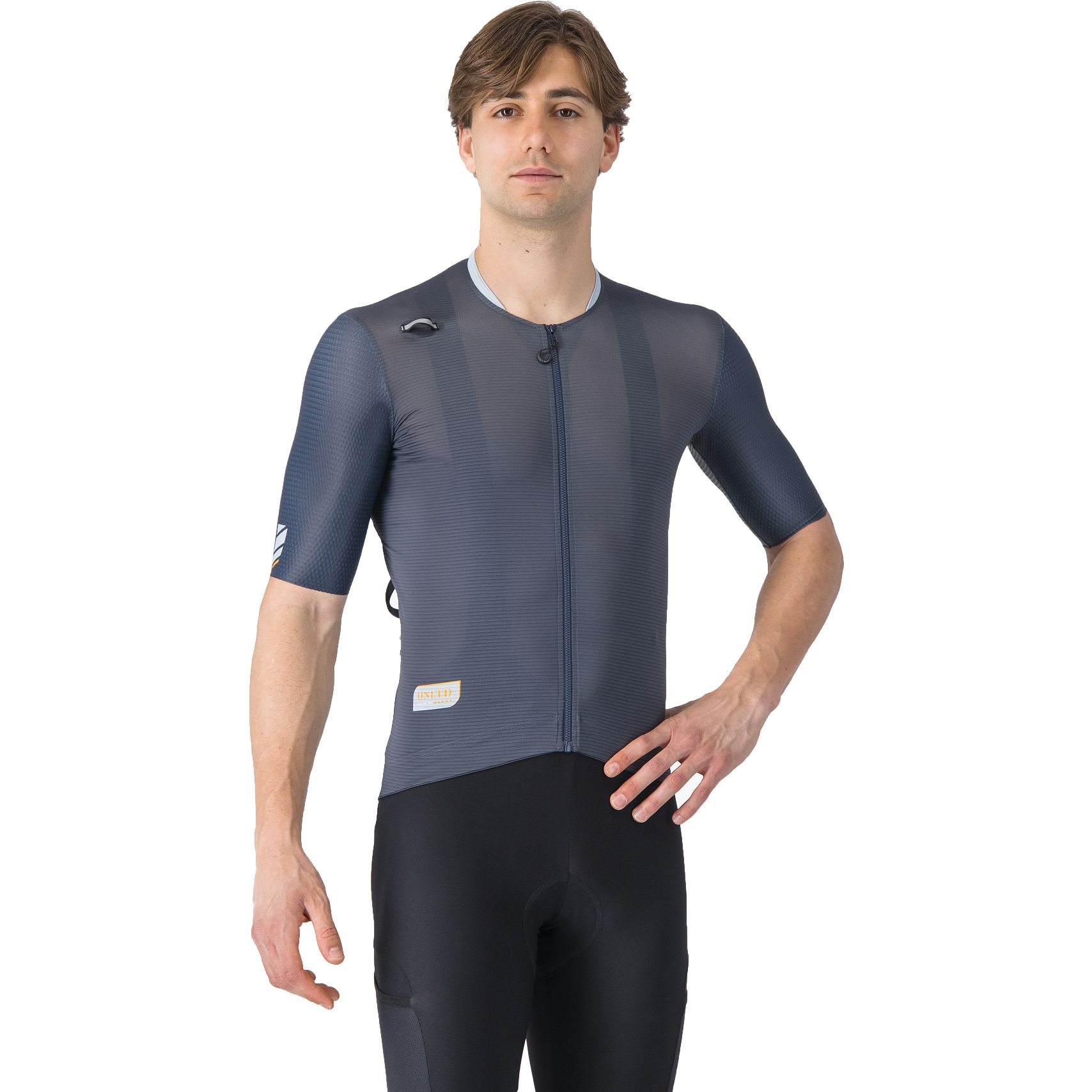 Produktbild von Castelli Unlimited Pro Kurzarmtrikot Herren - twilight blue/winter sky-vivd 456