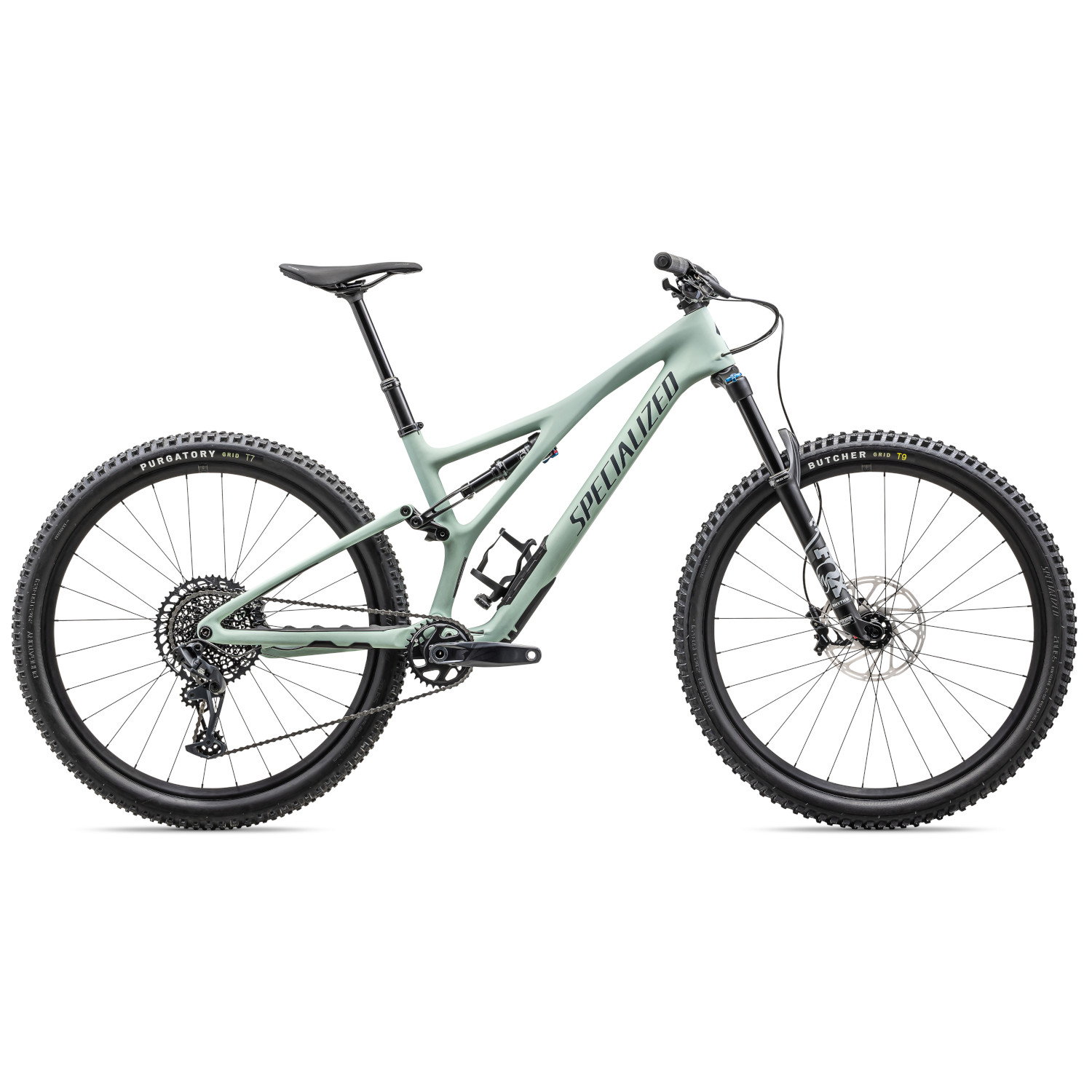 Picture of Specialized STUMPJUMPER COMP - 29&quot; Carbon Mountainbike - 2023 - satin white sage / deep lake