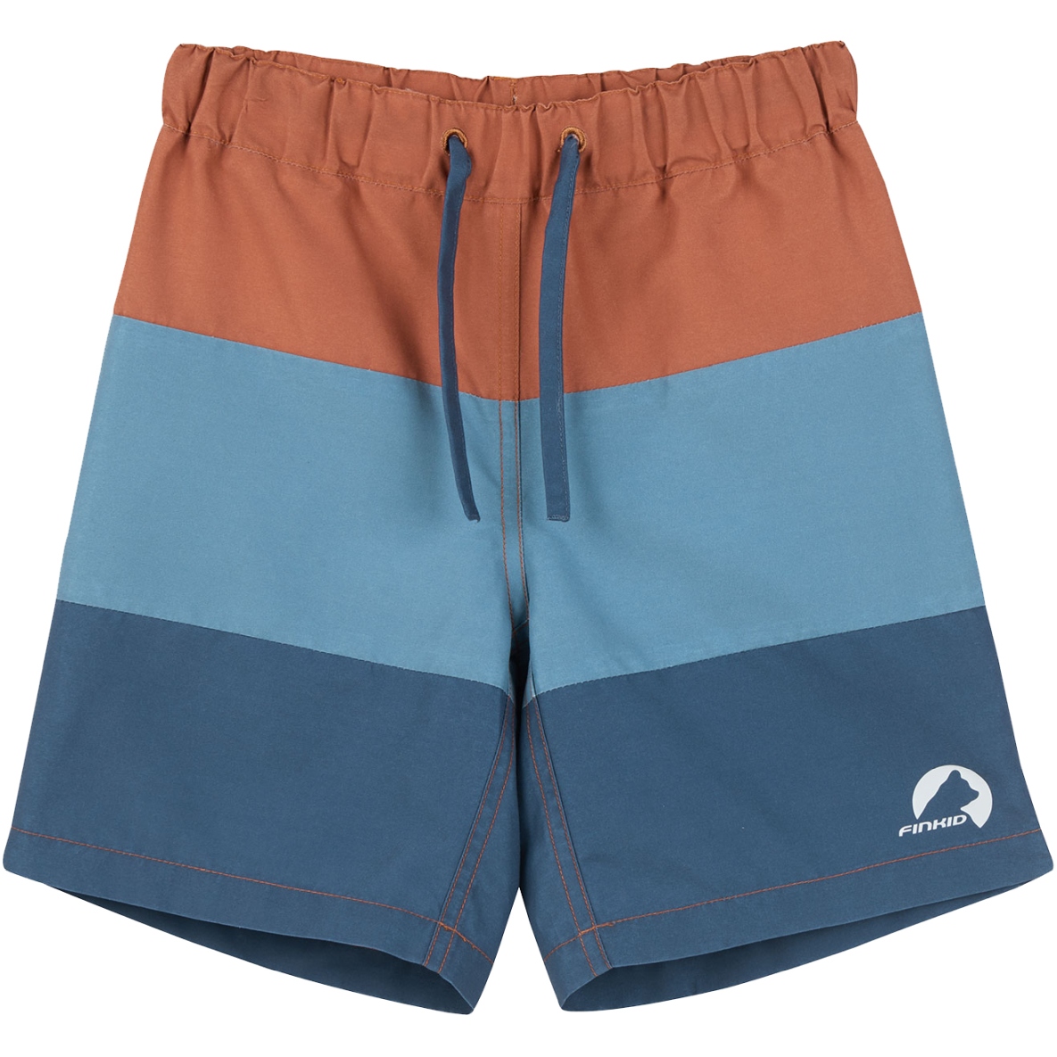 Picture of Finkid UIMARI EKO Swim Trunks Kids - rust/denim
