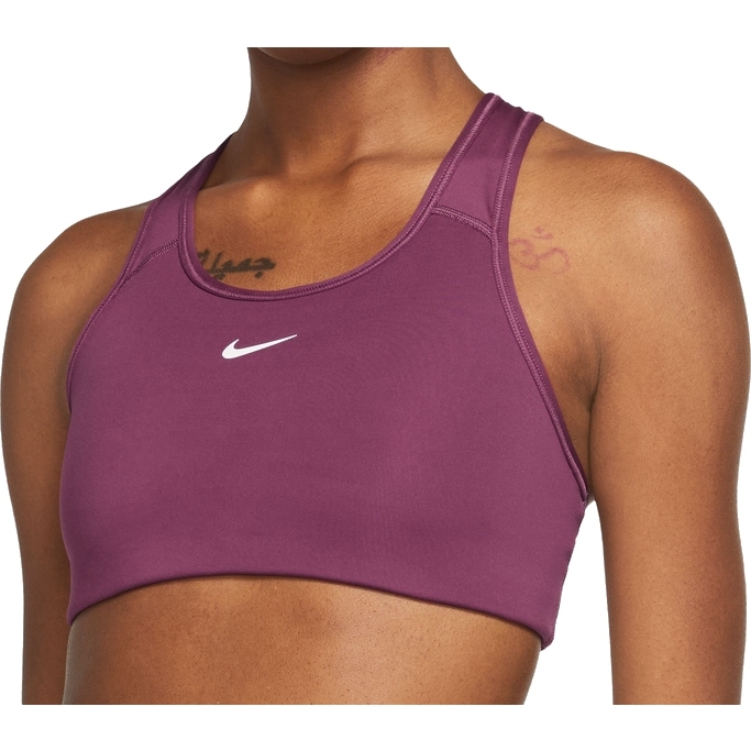 Nike Swoosh Medium-Support 1-Piece Pad Sports Bra Women - rosewood